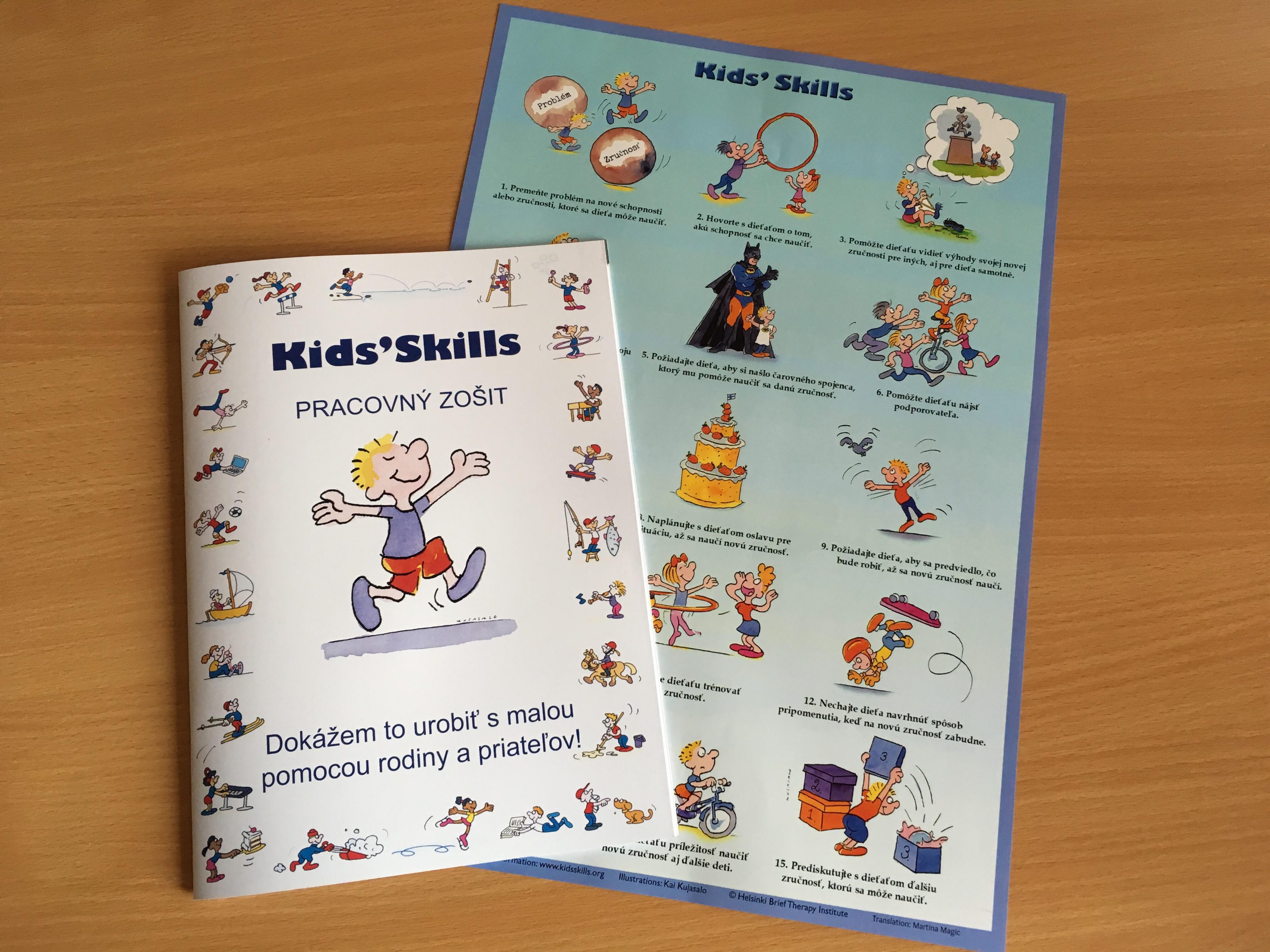 Kids´ Skills pracovný zošit a plagát koučovania detských zručností