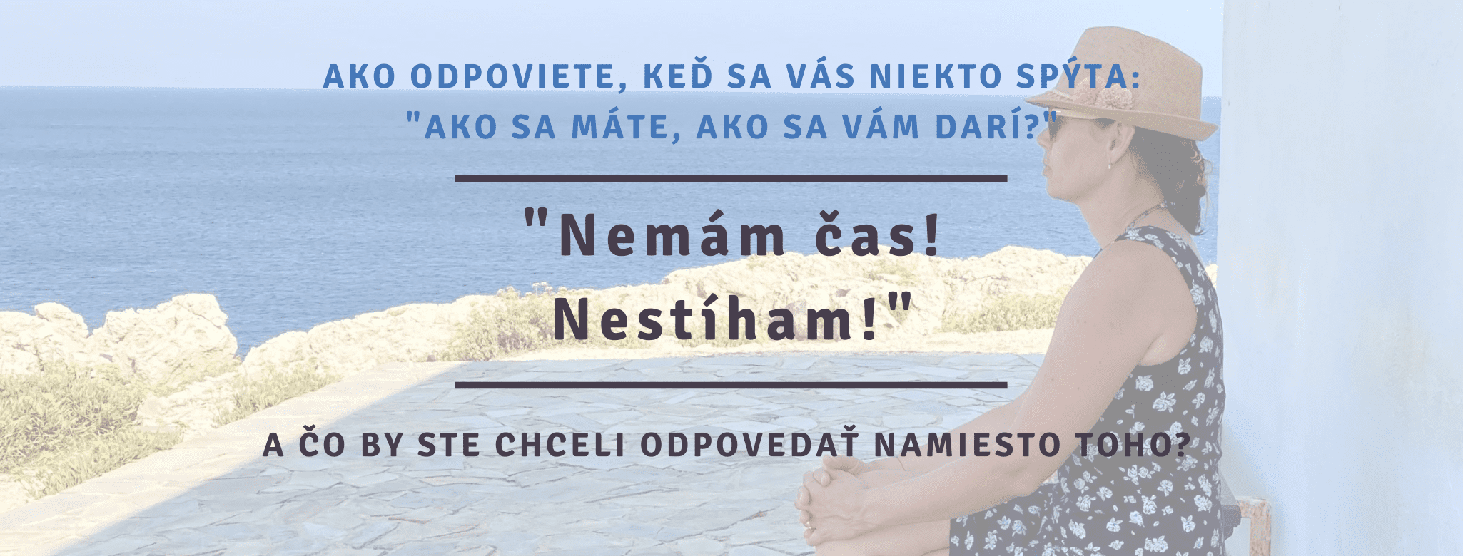 FB cover _Nemám čas! Nestíham!_ magická produktivita
